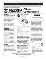 Campbell Hausfeld FP209800 Manual De Instrucciones Y Lista De Piezas