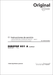 Pottinger EUROTOP 851 A Instrucciones De Servicio