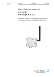 Endress+Hauser FieldEdge SGC200 Manual De Instrucciones Abreviado