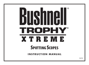 Bushnell TROPHY XTREME Manual De Instrucciones