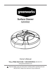 GreenWorks 5203502 El Manual Del Propietario