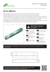 CP Electronics AT-SL-DDR-SA Guia De Instalacion