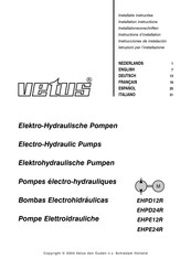 Vetus EHPD12R Instrucciones De Instalación