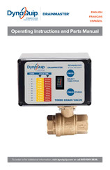 DynaQuip DRAINMASTER AD2A Instrucciones De Funcionamiento Y Manual De Piezas