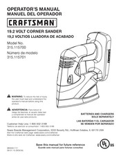 Craftsman 315.115701 Manuel Del Operador