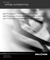 Dell Latitude Información Del Sistema