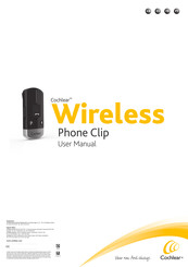 Cochlear Phone Clip Manual Del Usuario