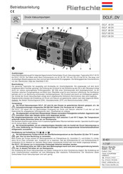 Rietschle DCLF 80 DV Manual De Instrucciones