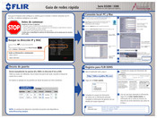 flir D3200 Serie Guía De Redes Rápida