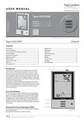 OJ Electronics UDG Manual De Usuario
