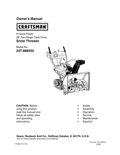 Craftsman 247.888550 El Manual Del Propietario