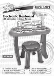 Bontempi Toy Band Star 13 3441 Manual De Instrucciones