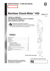 Graco Check-Mate 450 Instrucciones - Lista De Piezas