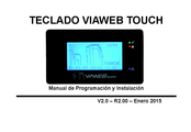 ViAweb TOUCH Manual De Programación Y Instalación