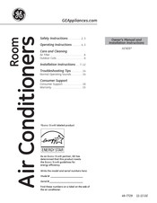 GE AEN08 Serie Manual Del Propietario E Instrucciones De Instalación