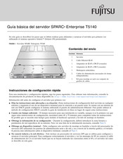 Fujitsu SPARC Enterprise T5140 Guía Básica