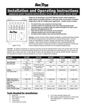 GenTran 15116V Instrucciones De Instalación Y Funcionamiento