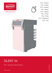 Renfert SILENT V4 Manual De Instrucciones