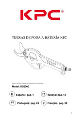 KPC KS300 Manual De Instrucciones