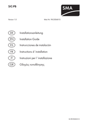 SMA SIC-PB Instrucciones De Instalación