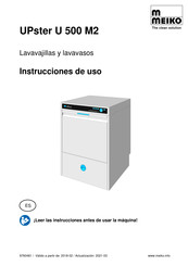 Meiko UPster U 500 M2 Instrucciones De Uso