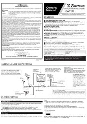 Emerson EWT2721 Manual Del Usuario