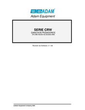 Adam Equipment CRW-1 Guia De Inicio Rapido