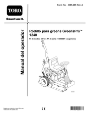 Toro GreensPro 1240 Manual Del Operador