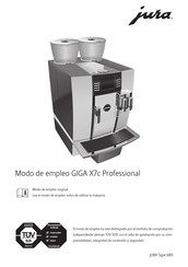 Jura GIGA X7c Professional Modo De Empleo Original