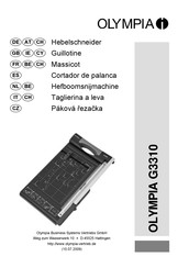 Olympia G3310 Manual Del Usuario