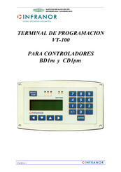 Infranor POSICIONADOR SMTBD VT100 Manual De Programación