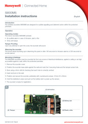 Honeywell SI800MS Instrucciones De Instalación