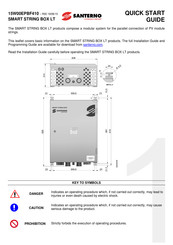 Santerno SMART STRING BOX LT Guía Rápida