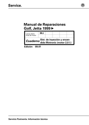 Volkswagen Golf 1999 Manual De Reparaciones