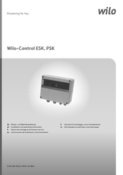 Wilo Control PSK Instrucciones De Instalación Y Funcionamiento