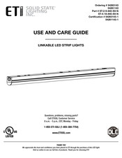 ETI Solid State Lighting ST-4-18-840-SV-N Guía De Uso Y Cuidado