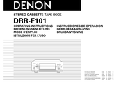 Denon DRR-F101 Instrucciones De Operación