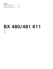 Gaggenau BX 480 611 Manual Del Usuario