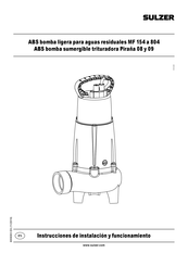 Sulzer ABS Pirana 09 Instrucciones De Instalación Y Funcionamiento