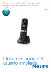 Philips D6050 Documentación Del Usuario Ampliada