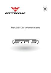 Bottecchia ETR 3 Manual De Uso Y Mantenimiento