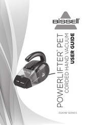 Bissell POWERLIFTER PET 33A1W Serie Guia Del Usuario