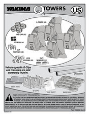 Yakima Q-TOWERS Manual Del Usuario