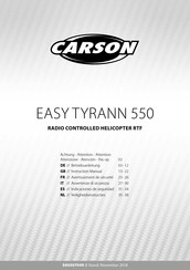 Carson EASY TYRANN 550 Indicaciones De Seguridad