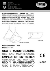 MO-EL FLY 701 Uso Y Mantenimiento