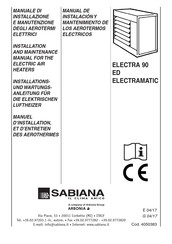 Sabiana ELECTRA 90 Manual De Instalación Y Mantenimiento