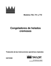 Taylor 772 Traducido De Las Instrucciones Operativas Originales