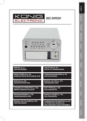 König Electronic SEC-DVR201 Manual De Utilizare