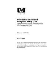 HP Compaq dx2200 Guía Sobre La Utilidad