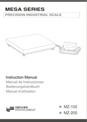 Denver Instrument MESA MZ-205 Manual De Instrucciones